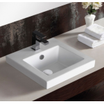 ALLISON Ceramic Semi-Inset Basin